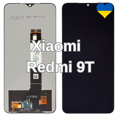 Дисплей для Xiaomi Redmi 9T з чорним тачскріном (TFT) 34948 фото