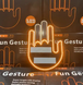Led долоня з жестами для авто Hand Light з пультом керування 237756 фото 7