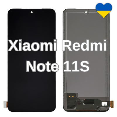 Дисплей для Xiaomi Redmi Note 11S з чорним тачскріном (IPS) 41663/1 фото