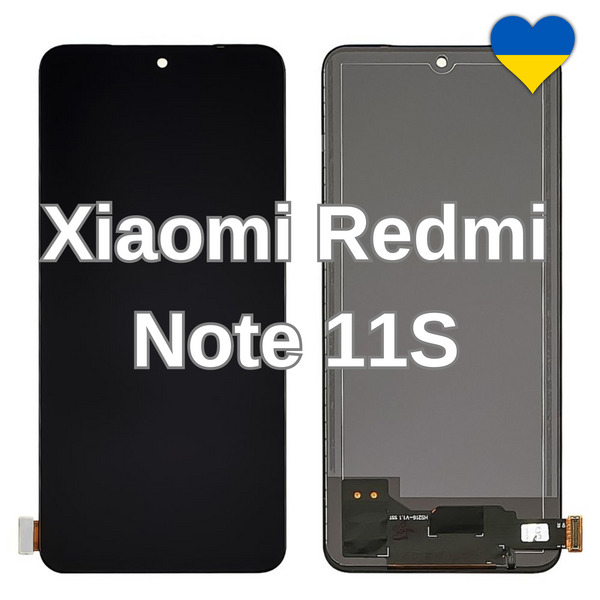 Дисплей для Xiaomi Redmi Note 11S з чорним тачскріном (IPS) 41663/1 фото