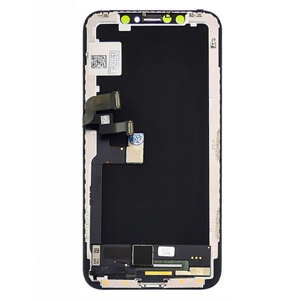 Дисплей для iPhone X з чорним тачскріном (GX-AMOLED) та рамкою 21053 фото