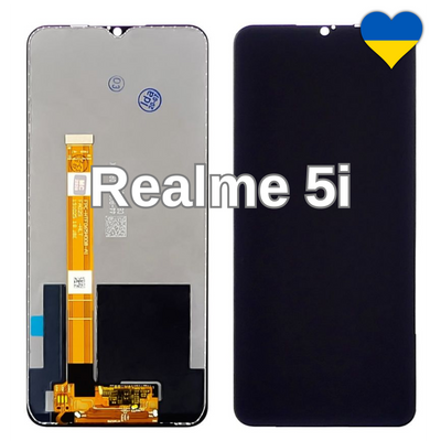 Дисплей для Realme 5i з чорним тачскріном (TFT) 26632/1 фото