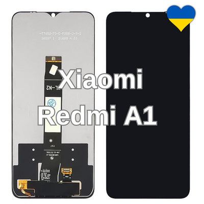Дисплей для Xiaomi Redmi A1 з чорним тачскріном (TFT) 40698 фото