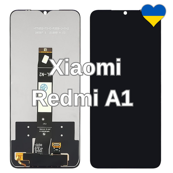 Дисплей для Xiaomi Redmi A1 з чорним тачскріном (TFT) 40698 фото