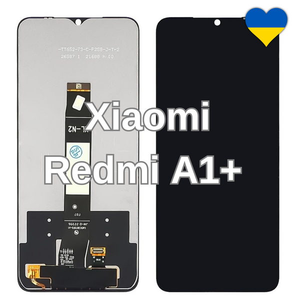 Дисплей для Xiaomi Redmi A1+ з чорним тачскріном (TFT) 40698/1 фото