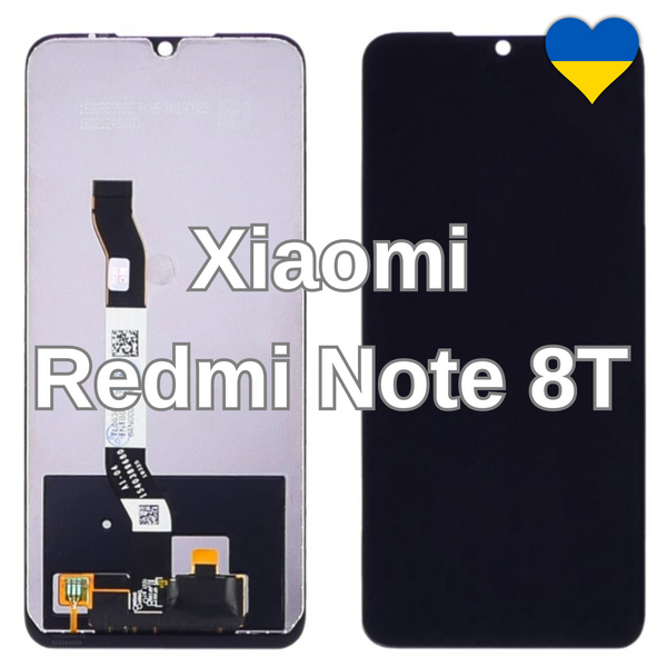 Дисплей для Xiaomi Redmi Note 8T з чорним тачскріном (TFT) 25454 фото
