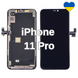 Дисплей для iPhone 11 Pro з чорним тачскріном (GX-AMOLED) та рамкою 27486 фото 1