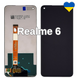 Дисплей для Realme 6 з чорним тачскріном (TFT) 28255 фото 1