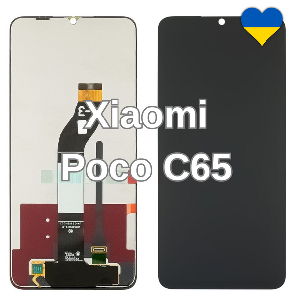 Дисплей для Xiaomi Poco C65 з чорним тачскріном (TFT) 44876/1 фото