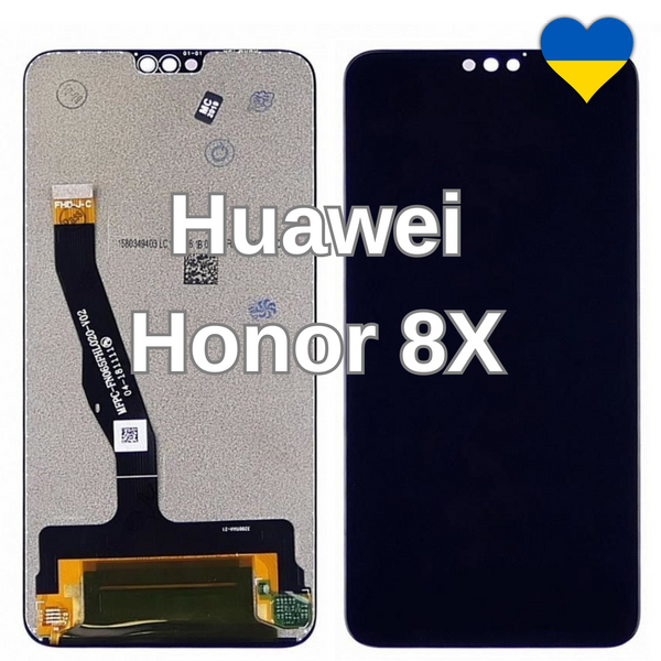Дисплей для Huawei Honor 8X з чорним тачскріном (TFT) 19279 фото