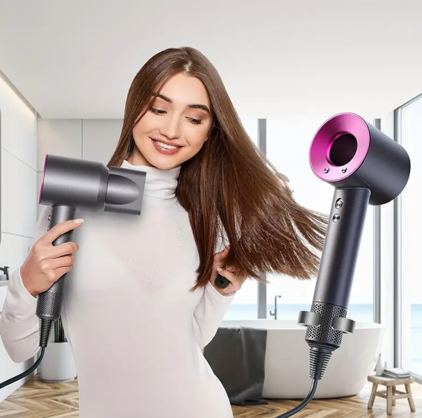 Фен для волосся Leafless Hair Dryer, 5 насадок + швидка сушка та укладка 210565 фото