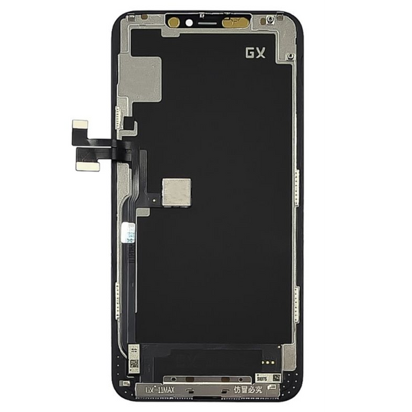 Дисплей для iPhone 11 Pro Max з чорним тачскріном (GX-AMOLED) та рамкою 40153 фото