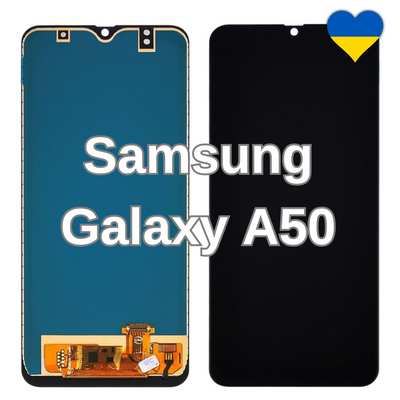 Дисплей для Samsung Galaxy A50 (A505) з чорним тачскріном (IPS) 28576/1 фото