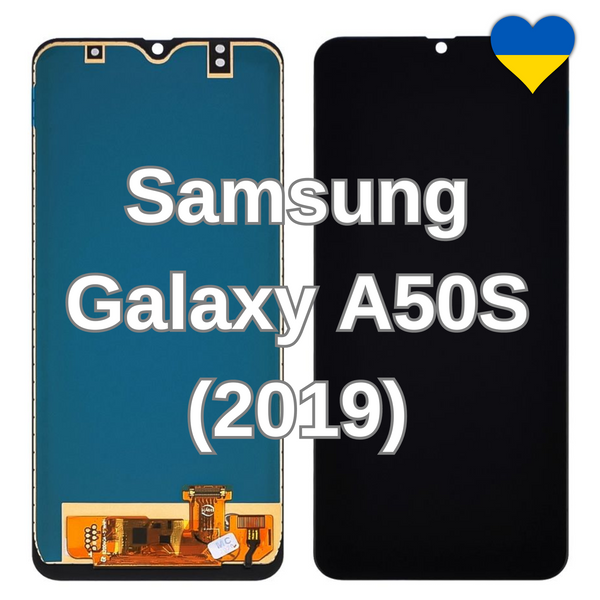Дисплей для Samsung Galaxy A50S 2019 (A507) з чорним тачскріном (IPS) 28576/2 фото