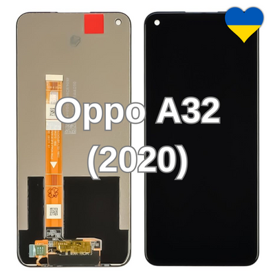 Дисплей для Oppo A32 (2020) з чорним тачскріном (TFT) 32689/1 фото