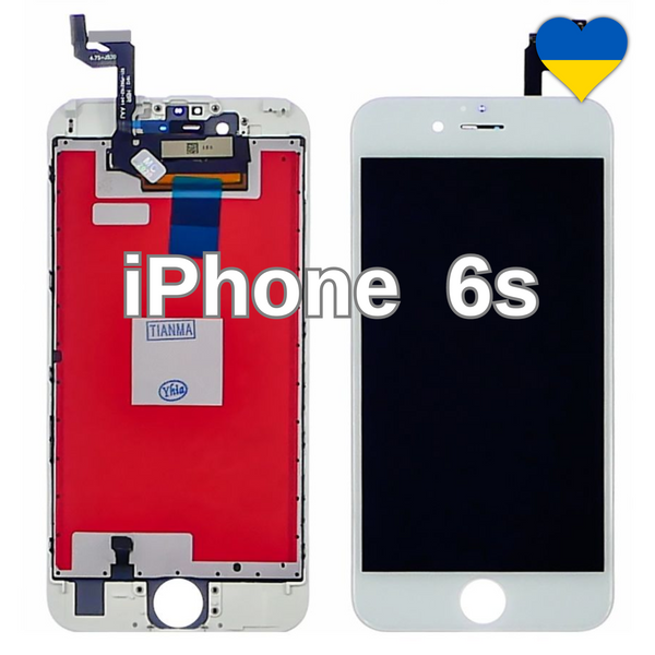 Дисплей для iPhone 6s з білим тачскріном (TFT) та рамкою 26877 фото