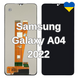 Дисплей для Samsung Galaxy A04 2022 (A045F) з чорним тачскріном (TFT) 40709 фото 4