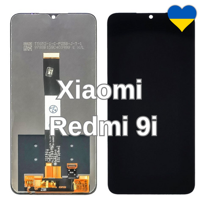 Дисплей для Xiaomi Redmi 9i з чорним тачскріном (TFT) 30811/2 фото