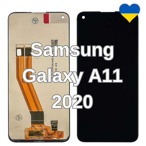 Дисплей для Samsung Galaxy A11 2020 (A115) з чорним тачскріном (TFT) 32222 фото
