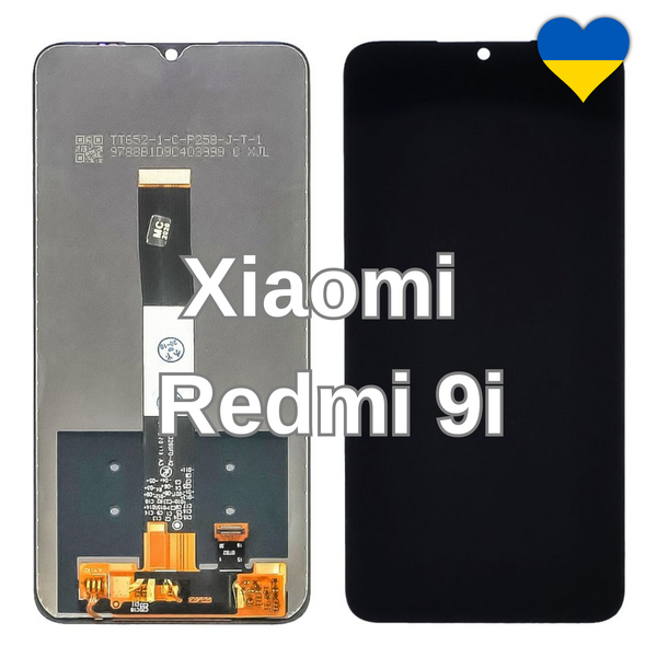 Дисплей для Xiaomi Redmi 9i з чорним тачскріном (TFT) 30811/2 фото