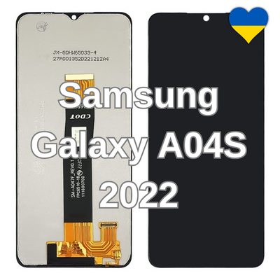 Дисплей для Samsung Galaxy A04S 2022 (A047F) з чорним тачскріном (TFT) 40710 фото
