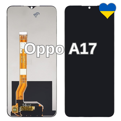 Дисплей для Oppo A17 з чорним тачскріном (TFT) 40732/1 фото
