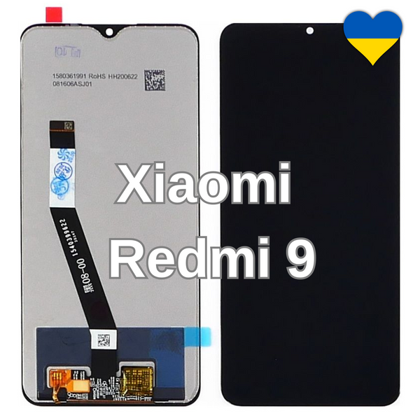 Дисплей для Xiaomi Redmi 9 з чорним тачскріном (TFT) 28260 фото