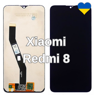 Дисплей для Xiaomi Redmi 8 з чорним тачскріном (TFT) 23765 фото