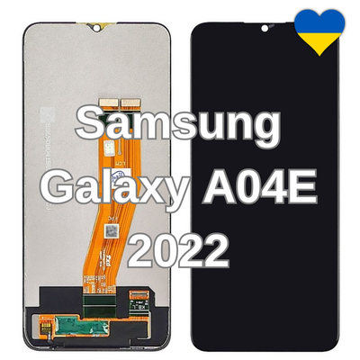 Дисплей для Samsung Galaxy A04E 2022 (A042F) з чорним тачскріном (TFT) 40711 фото