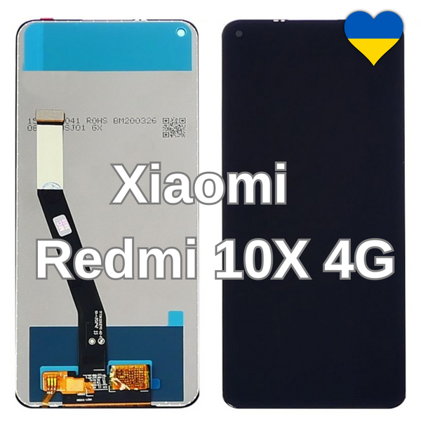 Дисплей для Xiaomi Redmi 10X 4G з чорним тачскріном (TFT) 27485/1 фото