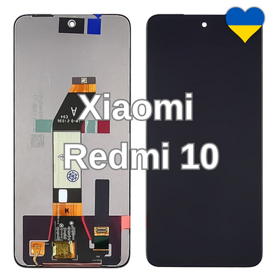 Дисплей для Xiaomi Redmi 10 з чорним тачскріном (TFT) 37413 фото