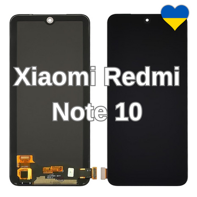 Дисплей для Xiaomi Redmi Note 10 з чорним тачскріном (OLED) 34504 фото