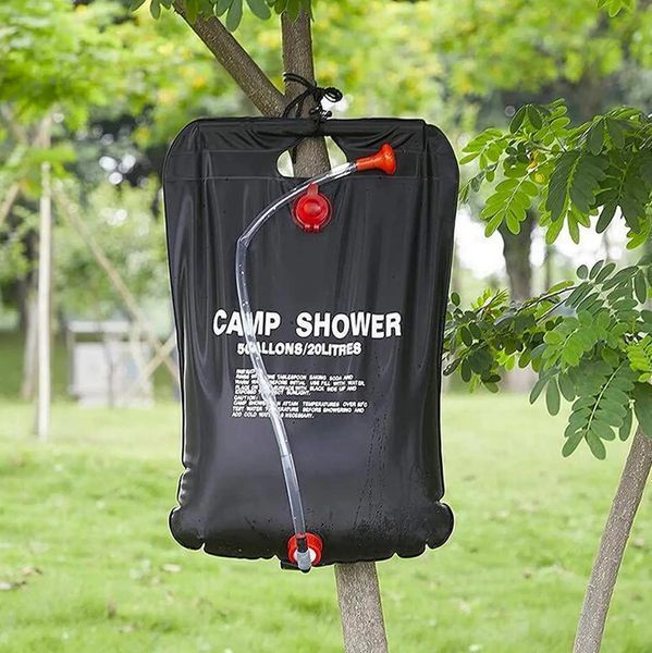Літній душ переносний Solar Shower, 20 л з лійкою та ручкою 210984 фото