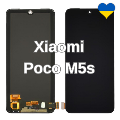 Дисплей для Xiaomi Poco M5s з чорним тачскріном (OLED) 34504/2 фото